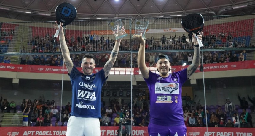 Pádel: Aguirre y Allemandi festejaron en el Open de La Rioja
