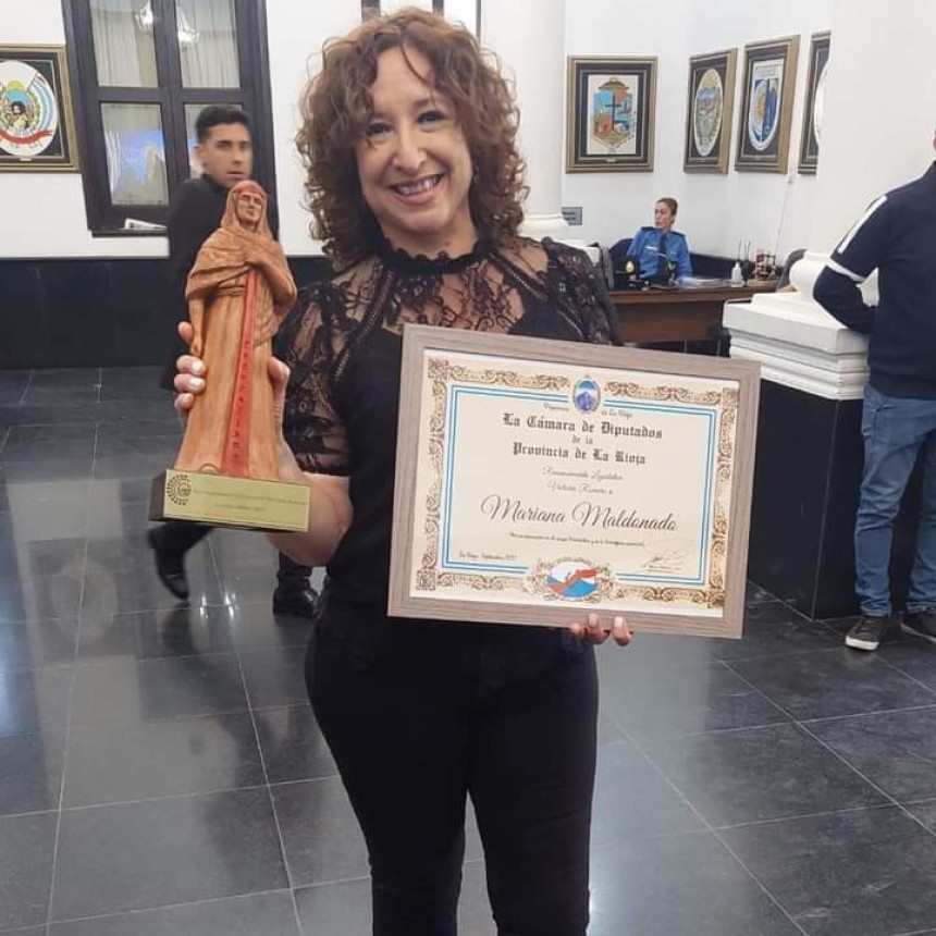 Mariana Maldonado tras el reconocimiento: “Es un mensaje fuerte de que en el camino tenemos que estar a la par del hombre”