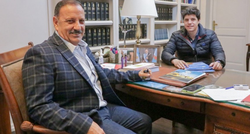 El gobernador Quintela se reunió con el intendente de Sanagasta