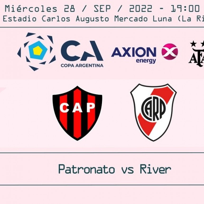 Venta de entradas para Patronato - River