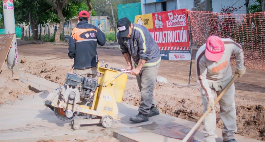 Comenzaron las tareas para asfaltar el barrio Virgen del Valle 