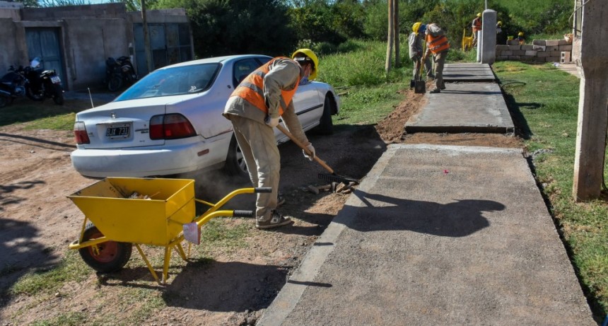 La municipalidad trabaja en la 2° Etapa de la obra de integración urbana en el Barrio San Andrés