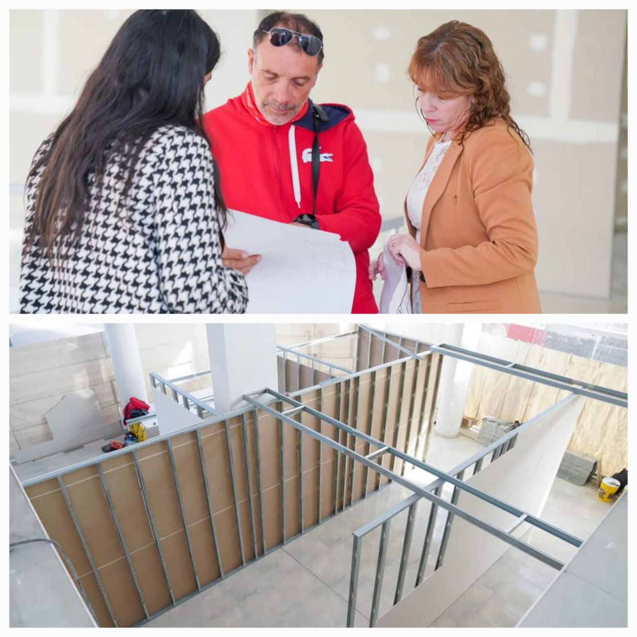 Karina Becerra Recorrió los Avances de Obra de los Nuevos  Juzgados de Familia .