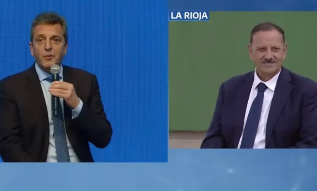 Sergio Massa le agradeció a Ricardo Quintela y le dijo que no va a tener que renunciar: “Vamos a ganar las elecciones 
