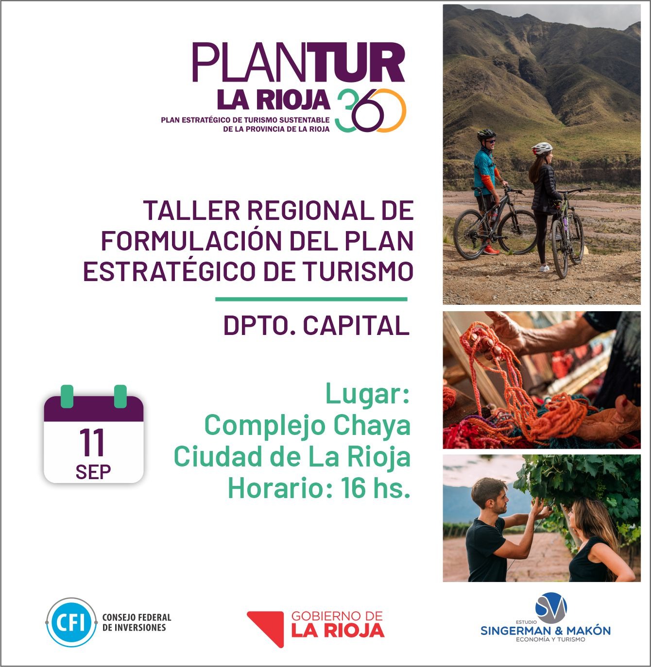 El gobierno provincial pone en marcha PLANTUR LA RIOJA 360  
