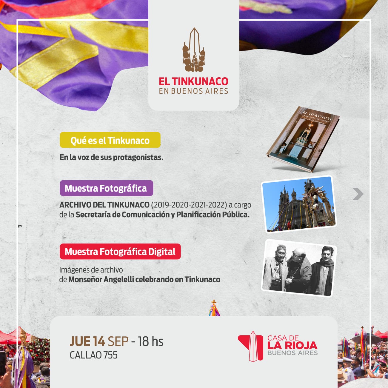 El Gobierno de la Provincia,  invita a vivir el “Tinkunaco en Buenos Aires”.