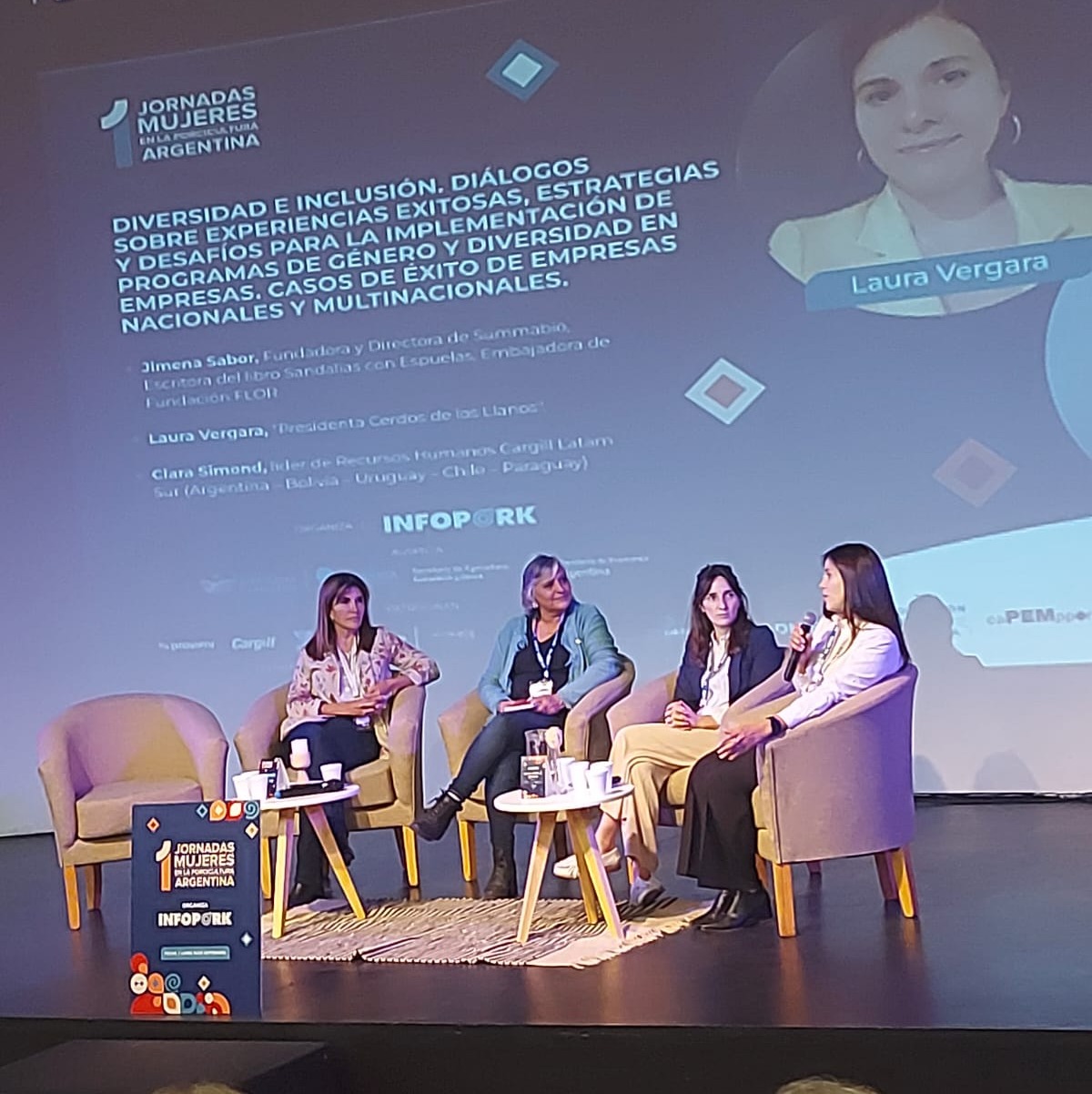 Cerdo de Los Llanos presente en las Primeras Jornadas de Mujeres en la Porcinocultura Argentina