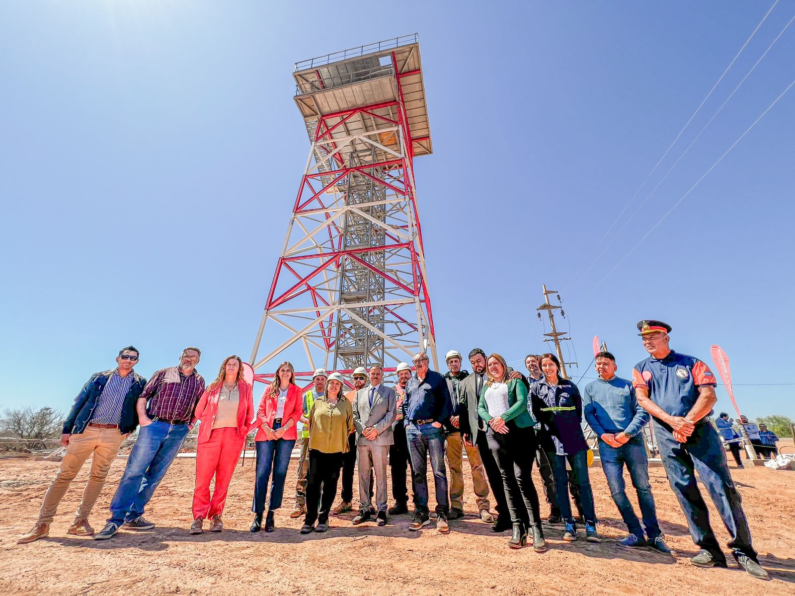 Avanza la construcción de Estación Meteorológica, una obra para productores y pobladores de toda la provincia .