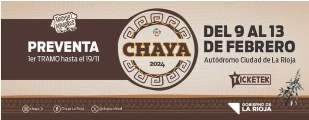  Comenzó la preventa de entradas para la Chaya 2024 con la vuelta de Abel Pintos. 