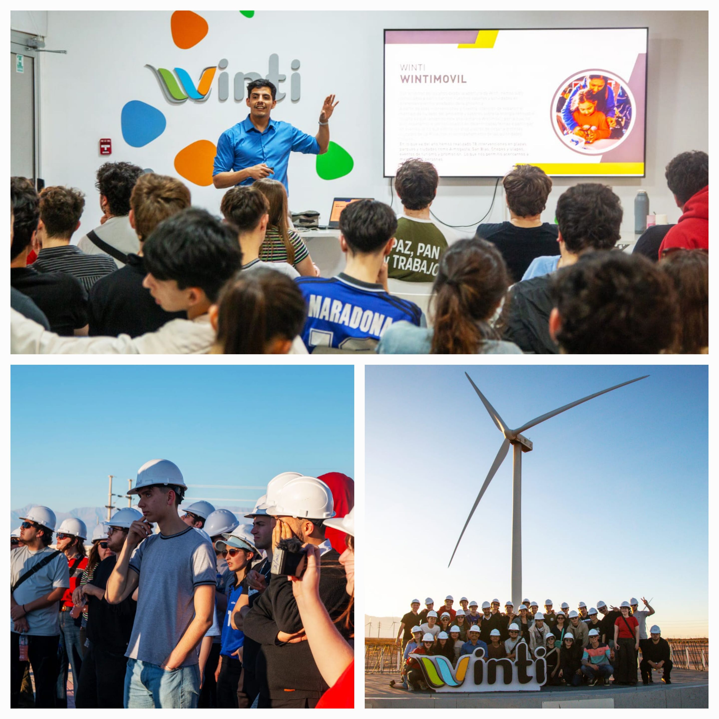 Jóvenes políticos visitaron el Parque Arauco en el marco de una gira educativa por La Rioja.