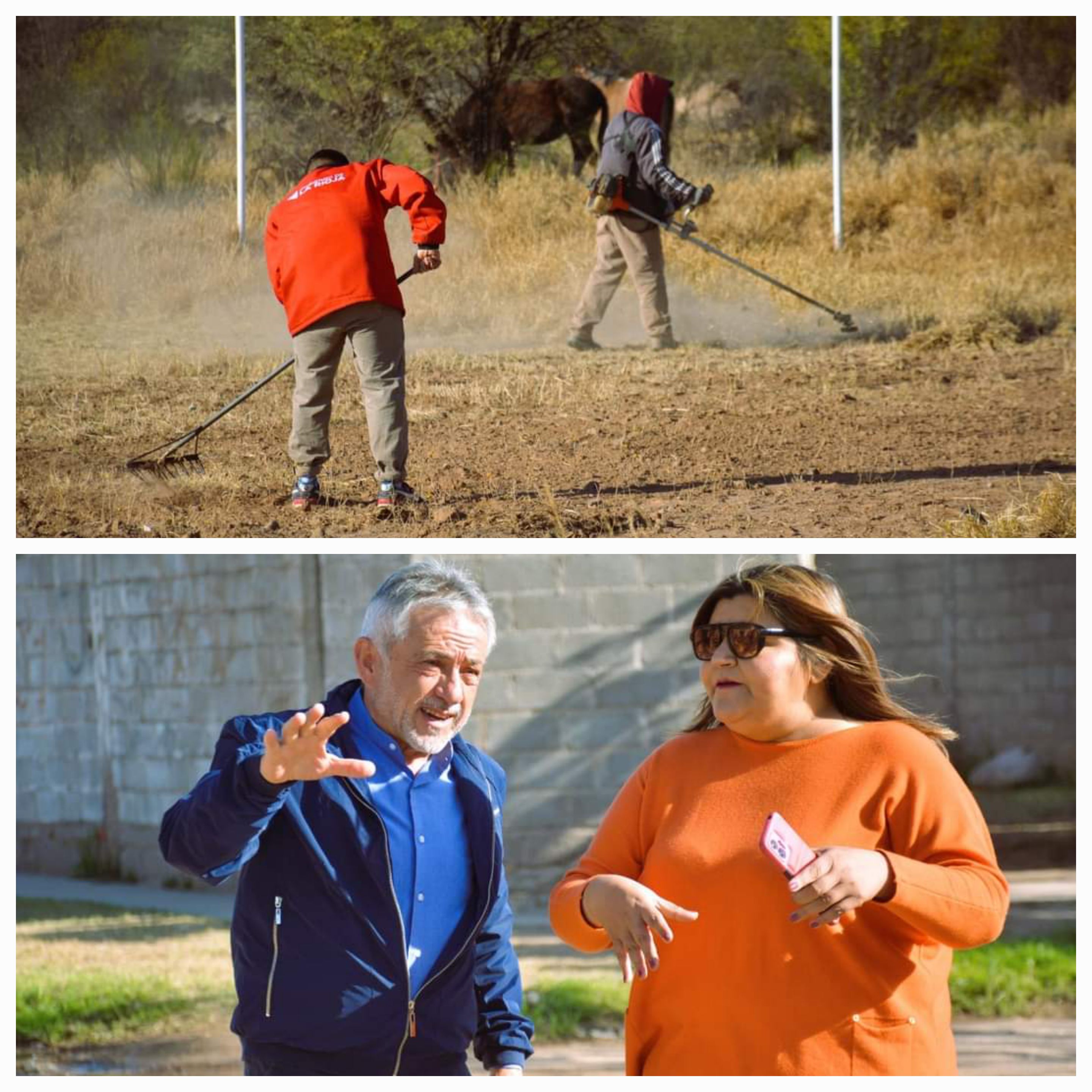 Zona Sur. Operativo integral de limpieza y erradicacion de basurales.