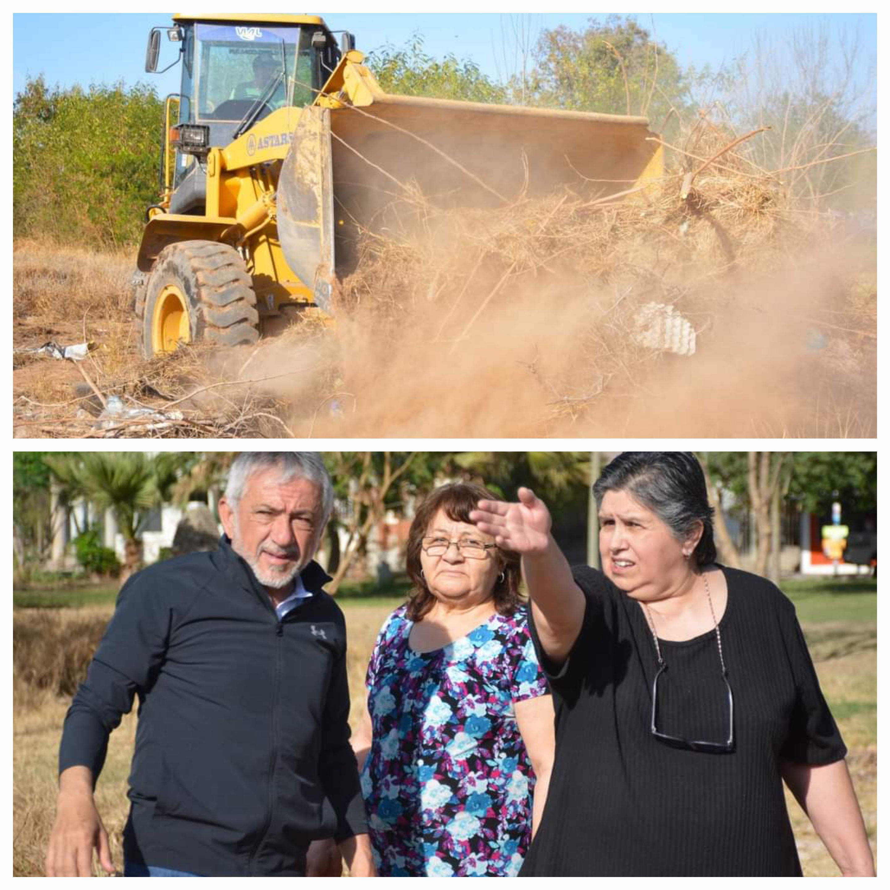 El Municipio desarrollo una intervencion en la zona Norte.