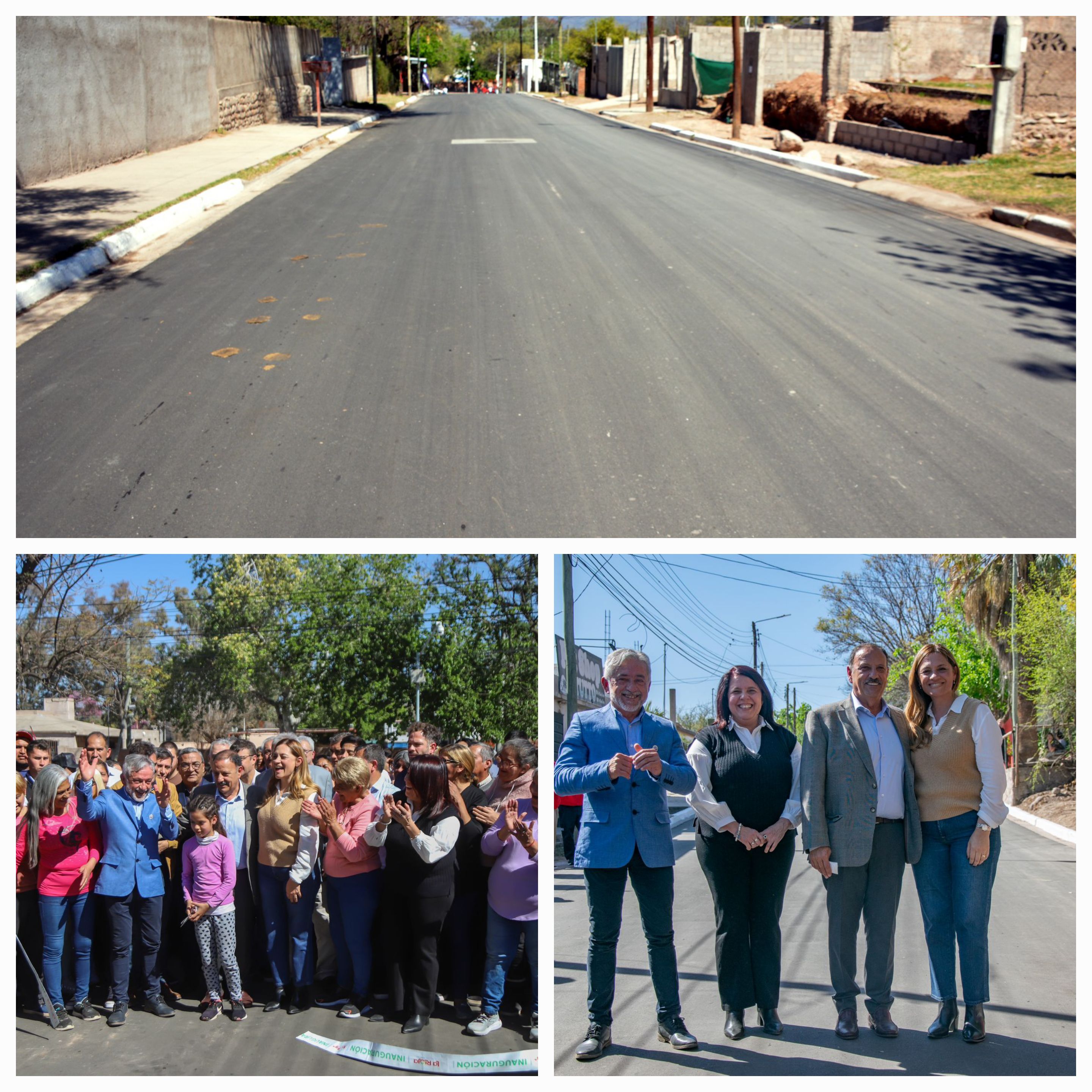 El gobernador Ricardo Quintela encabezó la inauguración del asfaltado e iluminación de la avenida Paso de los Patos.