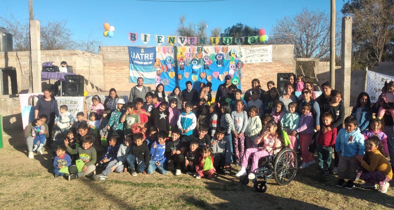 La delegación del RENATRE La Rioja participó y colaboró en el día de las infancias organizadas por UATRE.