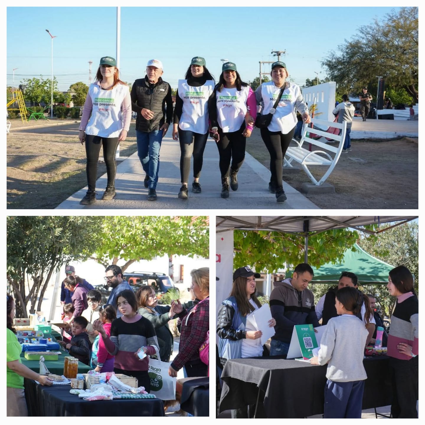 En zona Oeste el Municipio Capital acercó trámites y servicios a vecinos del Barrio Municipal. 