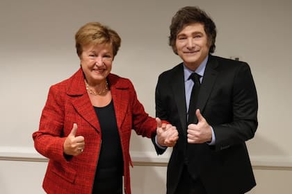 Ajustes y mas ajustes. Georgieva tras reunión con Milei: 
