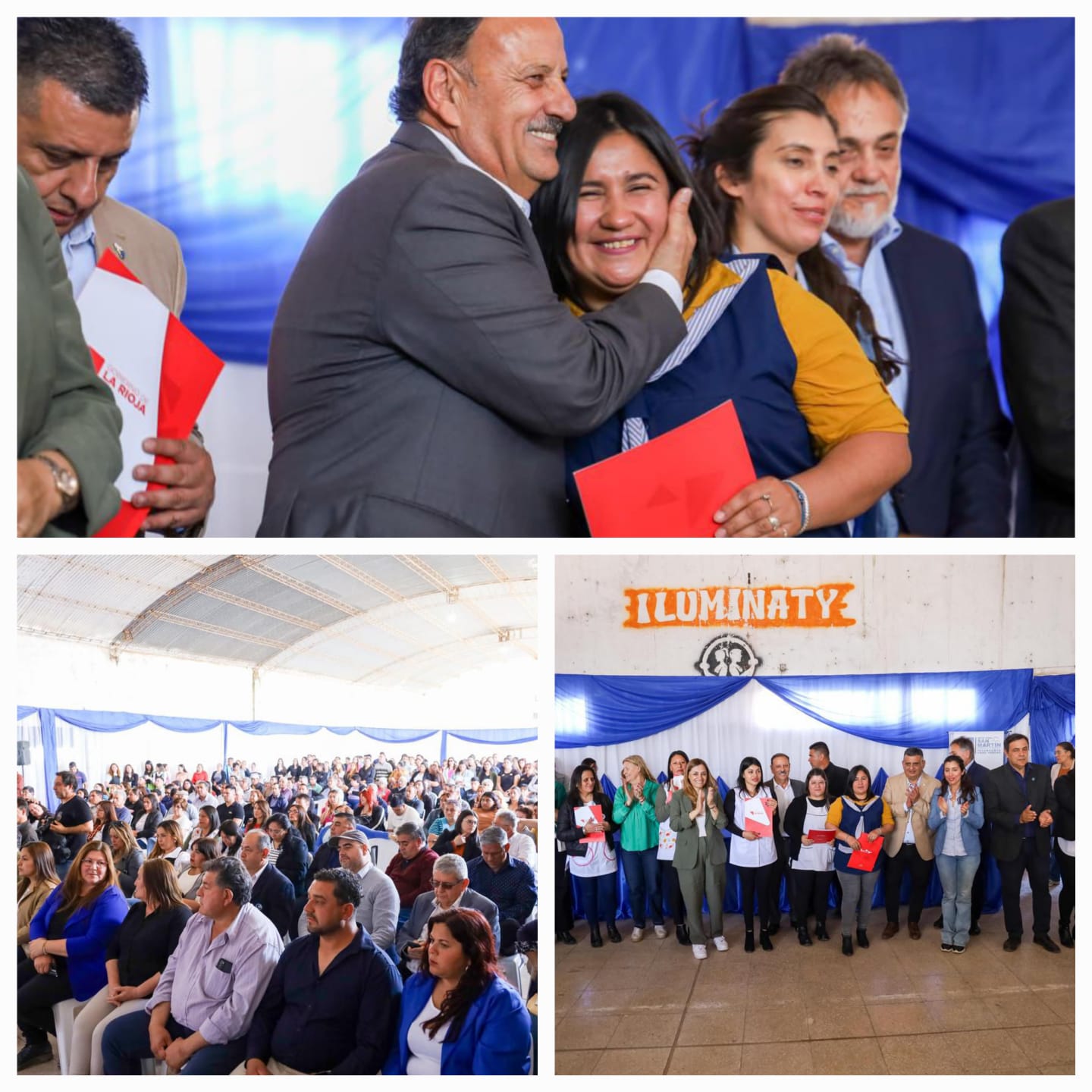 Quintela inauguró obras y entregó mobiliarios para instituciones educativas de General San Martín 
