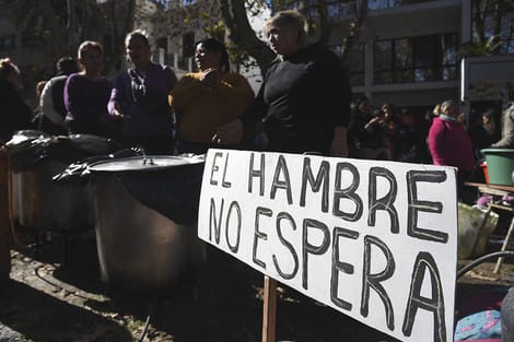 Segun el Gobierno Nacional bajó la pobreza. Las Ollas populares se extendieron en todo el país