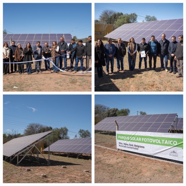 Quintela inaugur&oacute; un nuevo Parque Solar y la Provincia avanza hacia un modelo energ&eacute;tico m&aacute;s sustentable en los departamentos 