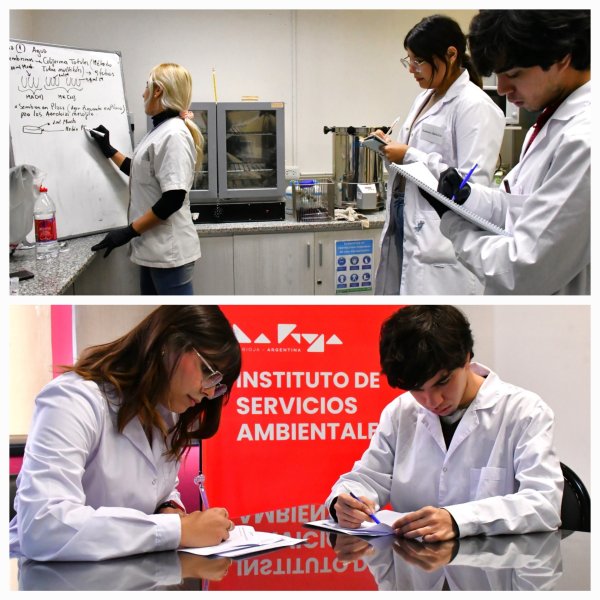 Estudiantes de la UNLaR completaron sus pr&aacute;cticas profesionales en el Instituto de Servicios Ambientales