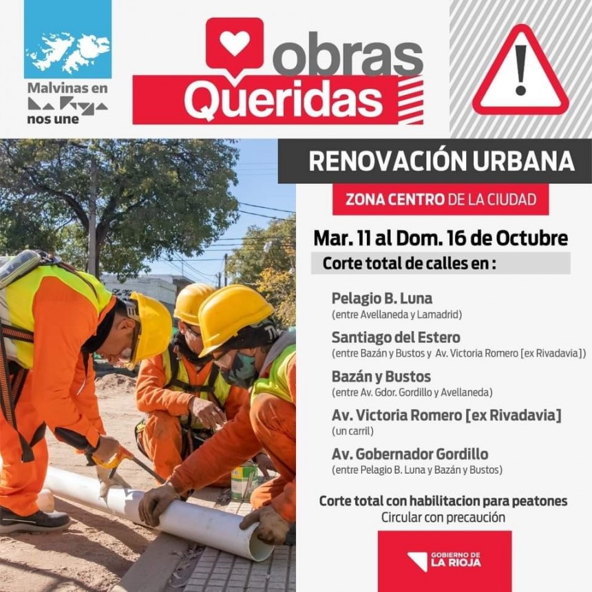 Obra de renovación urbana 