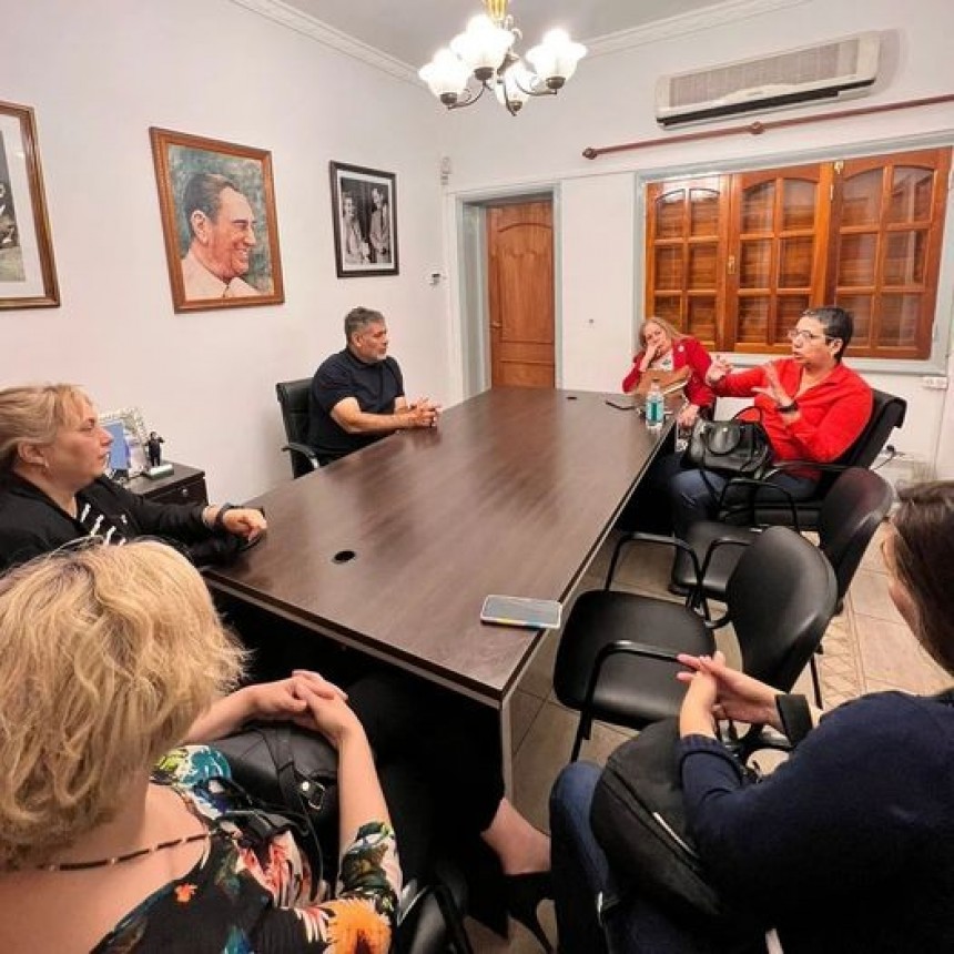 Galeano recibió a la Red de Mujeres Sindicalistas 