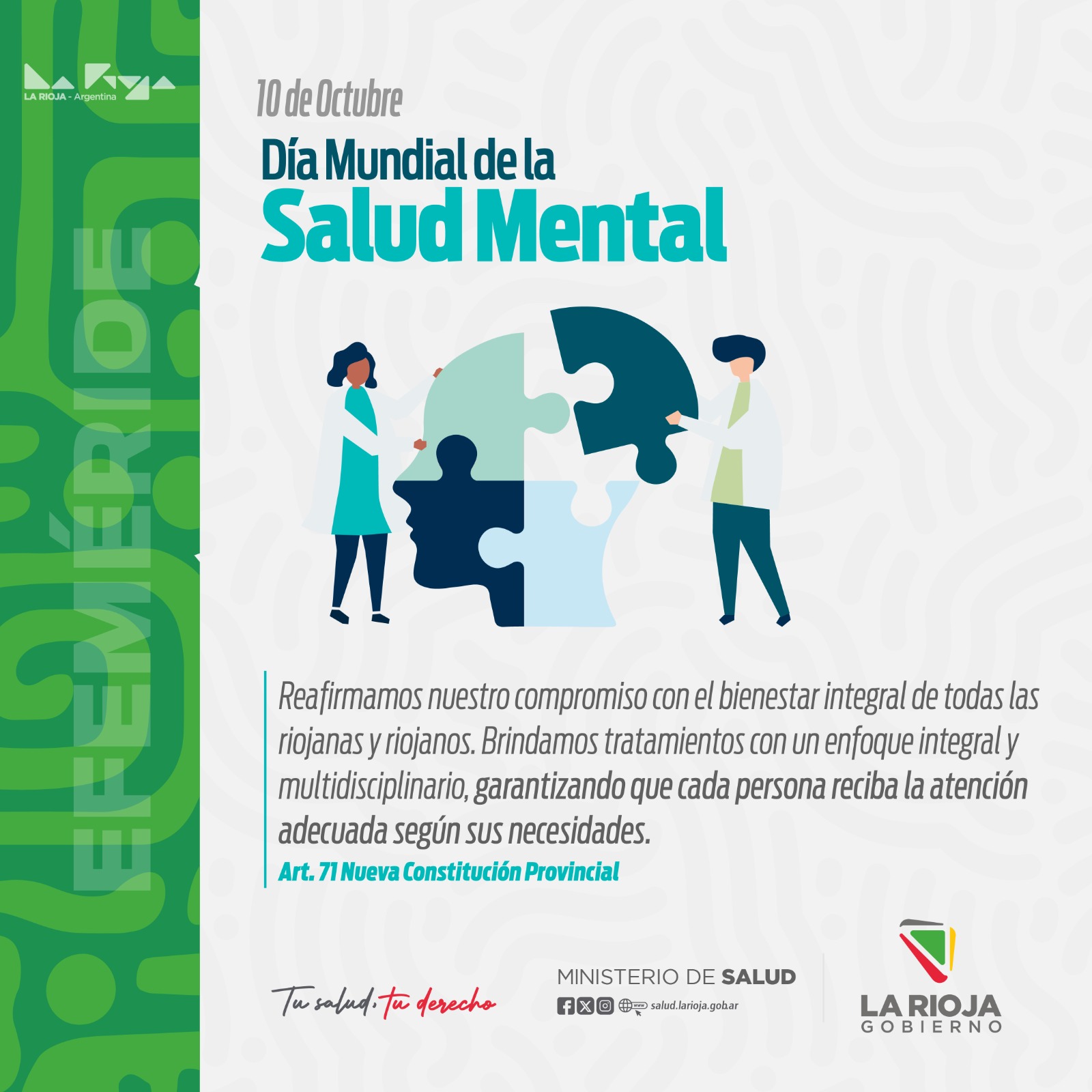 Salud mental en el trabajo: Una prioridad global este 10 de octubre.