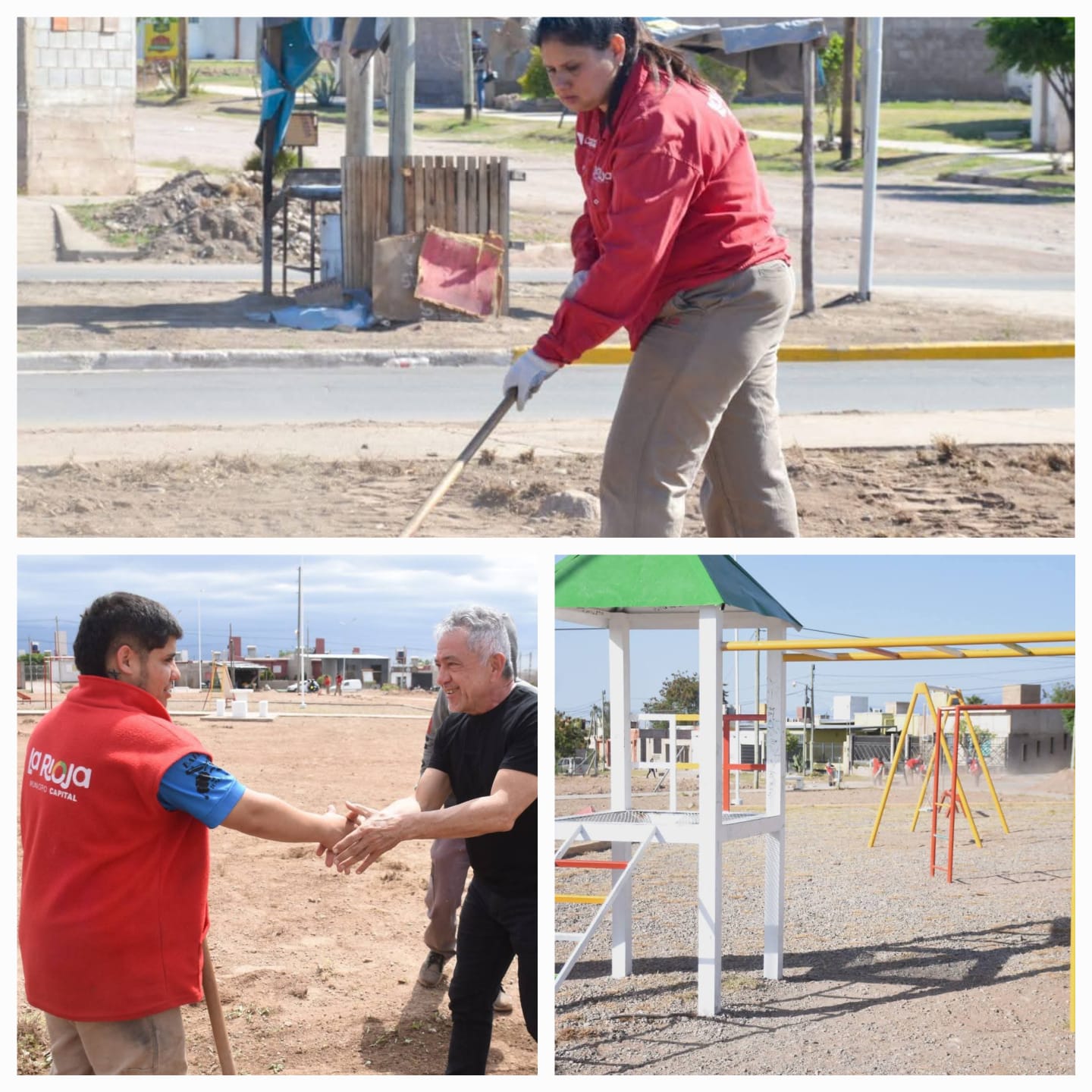 Barrio Néstor Kirchner. Plaza segura, ordenada y limpia