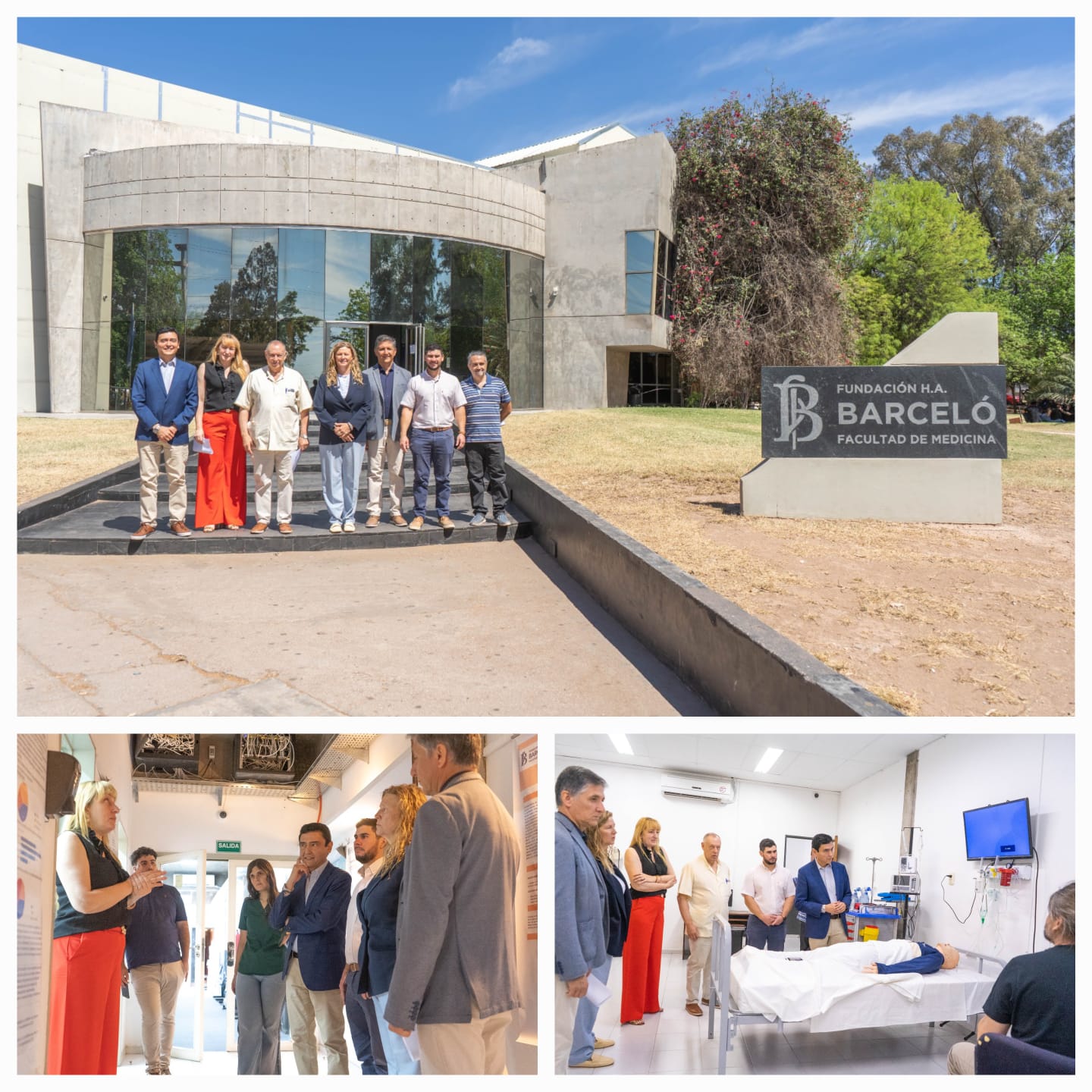 Gabriela Pedrali visitó la Fundación Barceló La Rioja