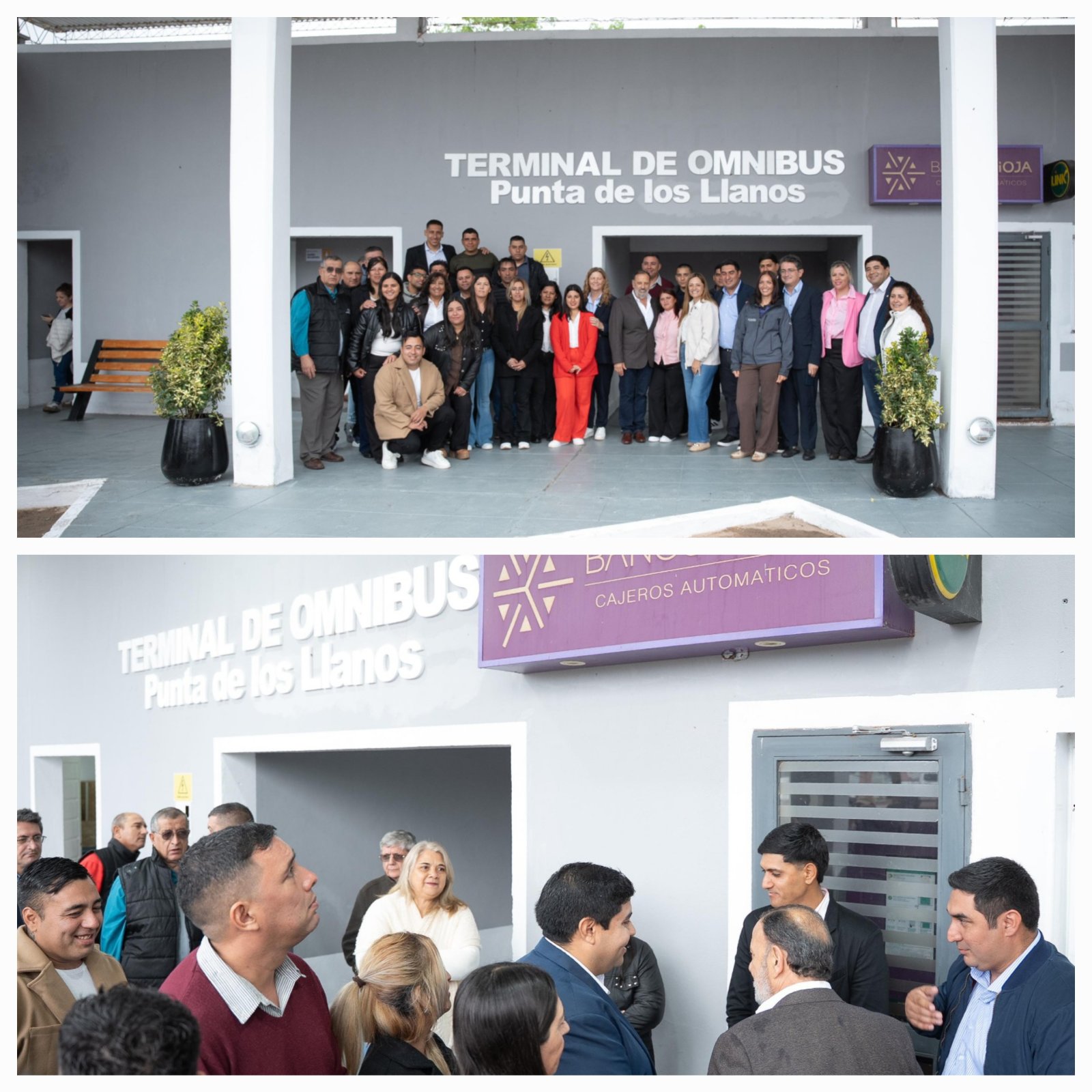 Quintela recorri&oacute; la terminal de &oacute;mnibus recuperada de Punta de los Llanos