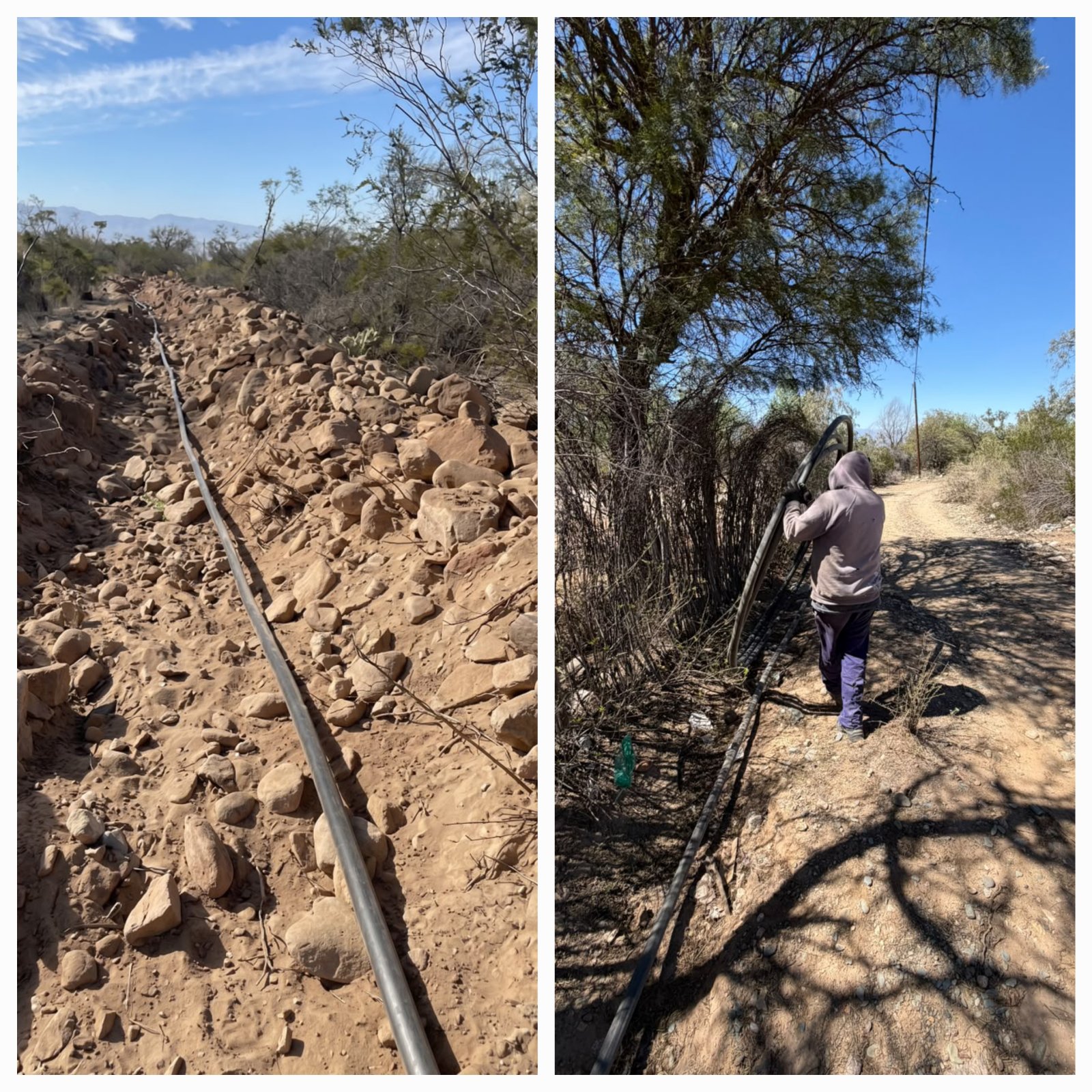 La Provincia ampli&oacute; la red de agua potable en Santa Florentina con 1700 metros de ca&ntilde;er&iacute;a y diez conexiones domiciliarias