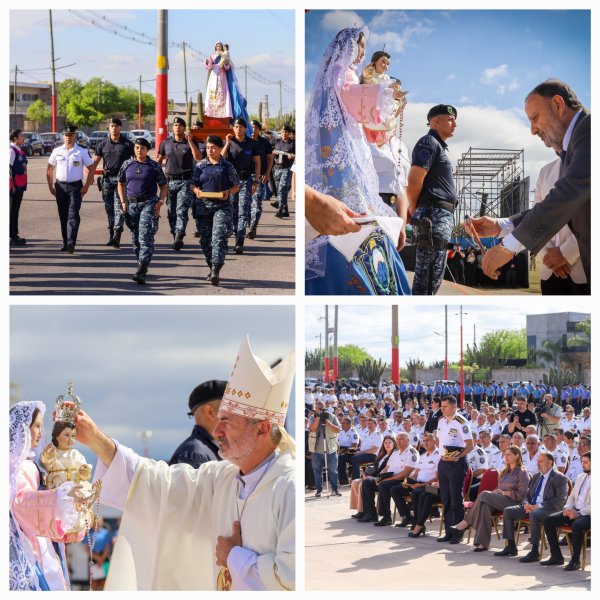 Quintela encabez&oacute; la consagraci&oacute;n de la Virgen del Rosario como Patrona y Generala de la Polic&iacute;a de La Rioja