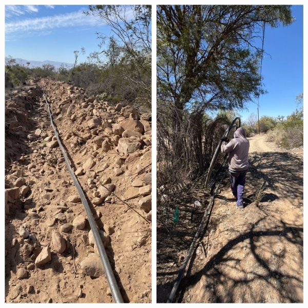 La Provincia ampli&oacute; la red de agua potable en Santa Florentina con 1700 metros de ca&ntilde;er&iacute;a y diez conexiones domiciliarias
