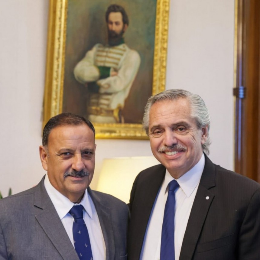 El presidente Alberto Fernández se reunió con el gobernador de La Rioja, Ricardo Quintela 