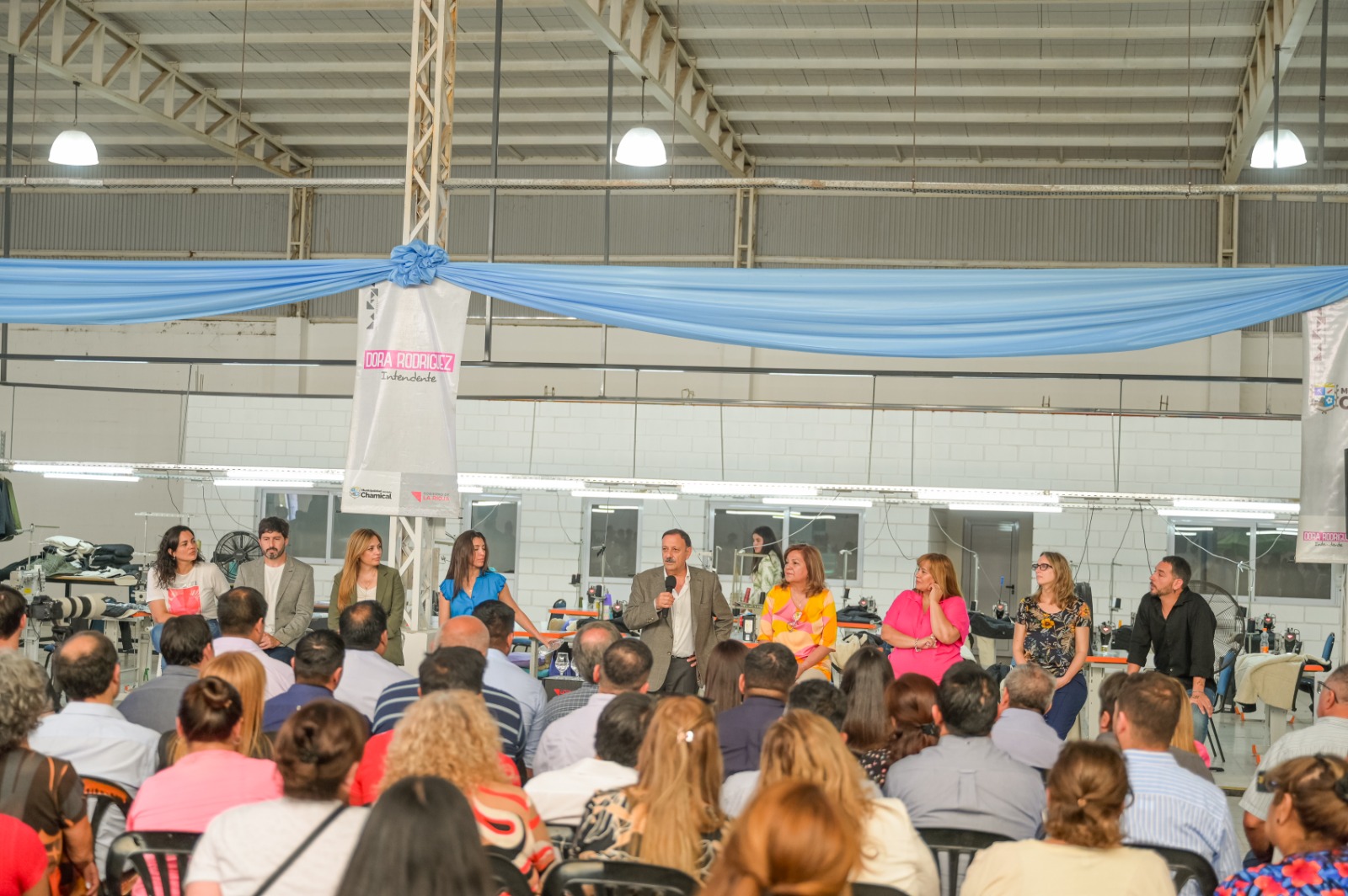 El gobernador Quintela inauguró la textil Matz S.R.L en Chamical, que significa 23 nuevos puestos de trabajo. 