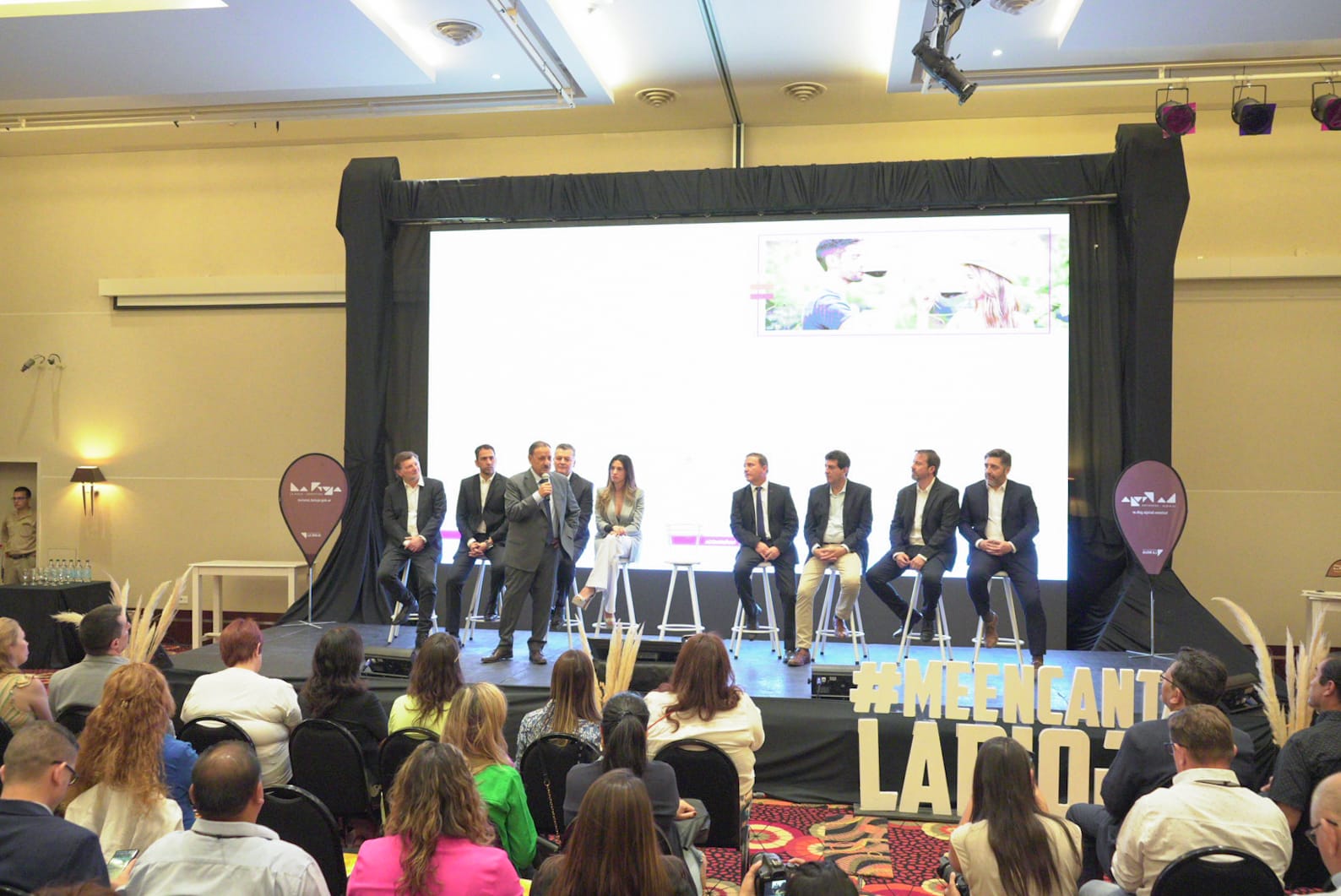 Chilecito. Ricardo Quintela en la apertura de las III Jornadas de Nacionales de Turismo del Vino.