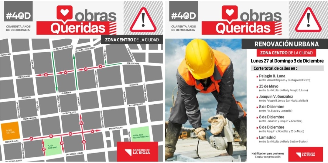 Obra de Renovación Urbana y Desagües Pluviales.Inician las tareas de asfaltado en calle 8 de Diciembre.