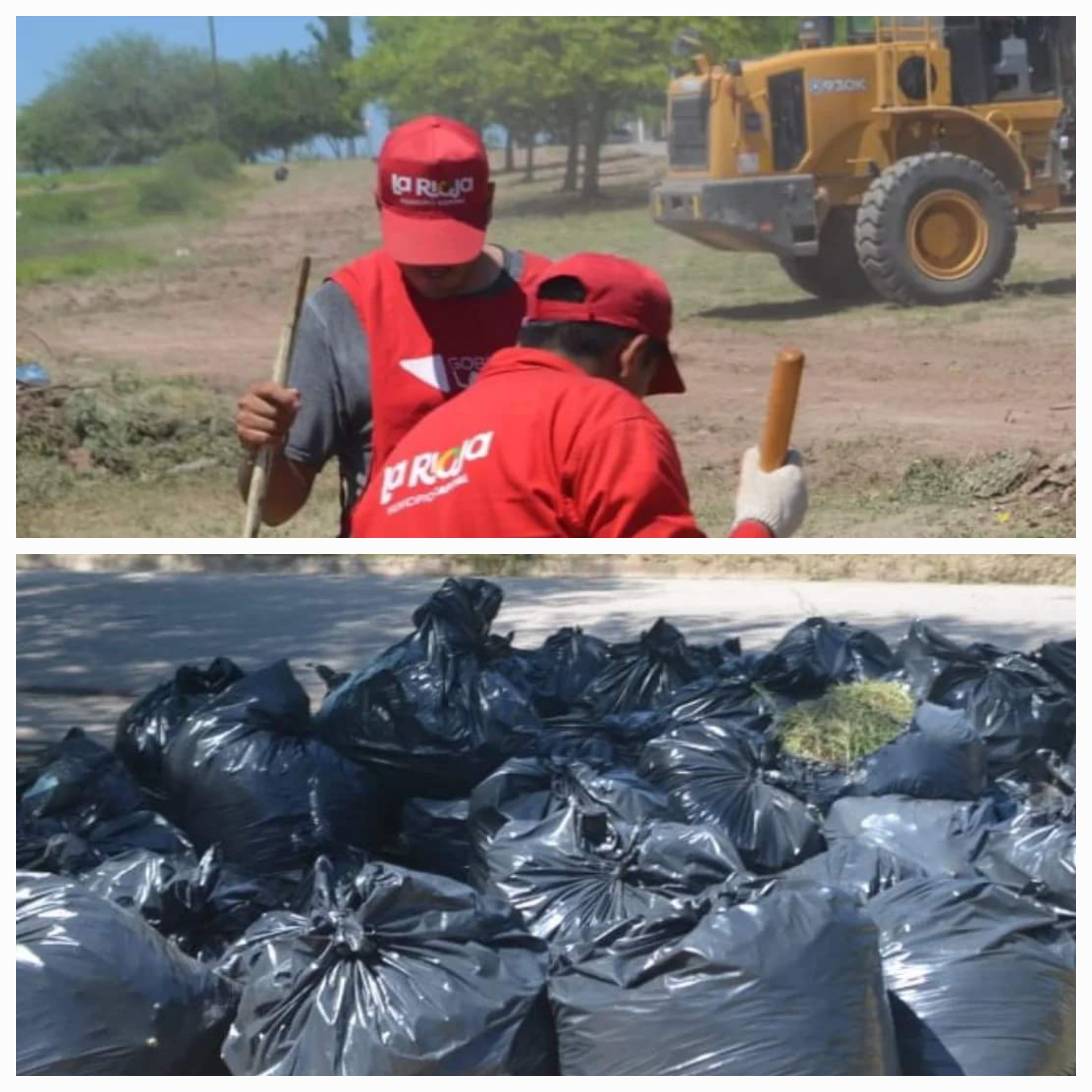 Operativo de limpieza y erradicación de basurales en la Zona Sur.