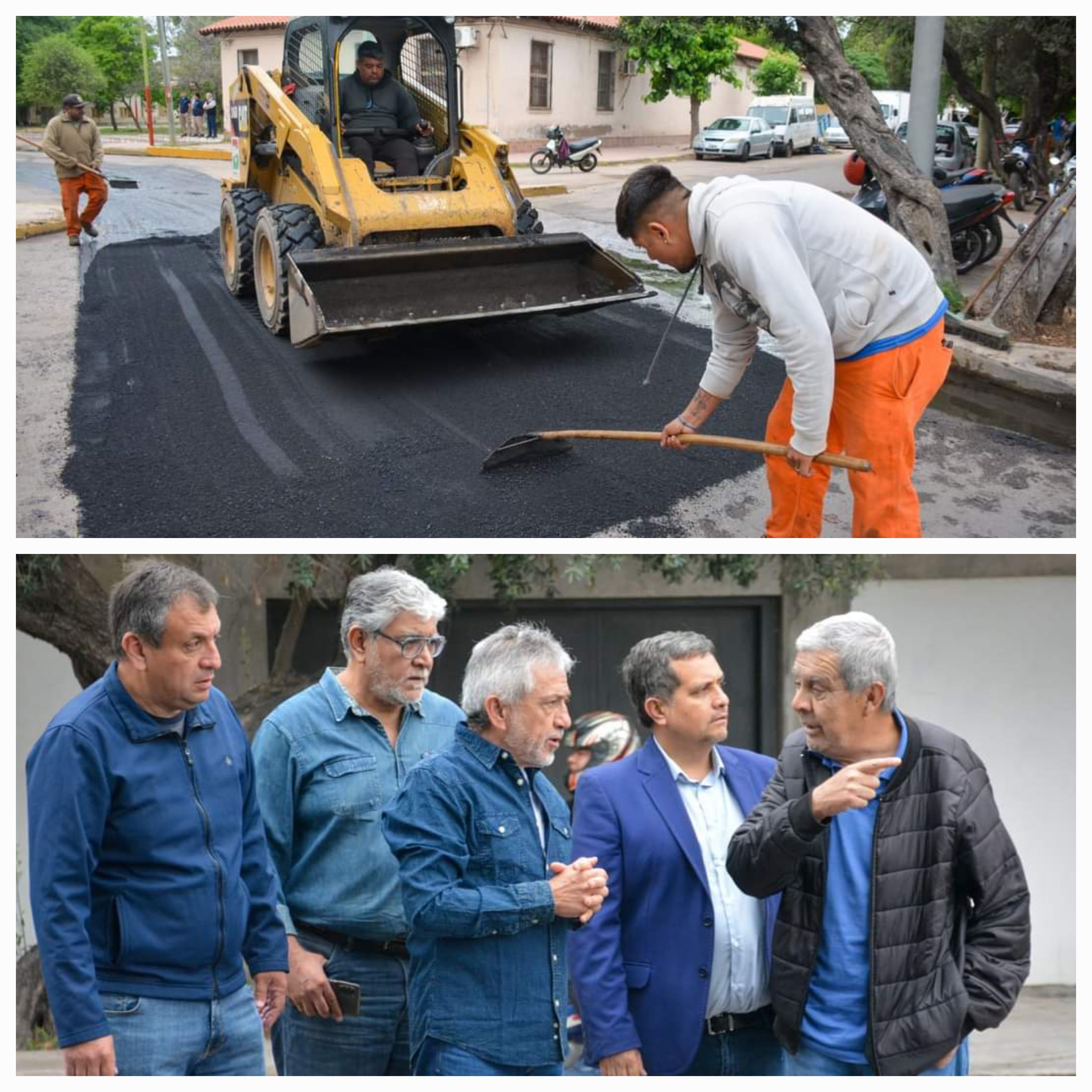 Avanzan Trabajos de Bacheo en Calles del Barrio Hospital Sector .