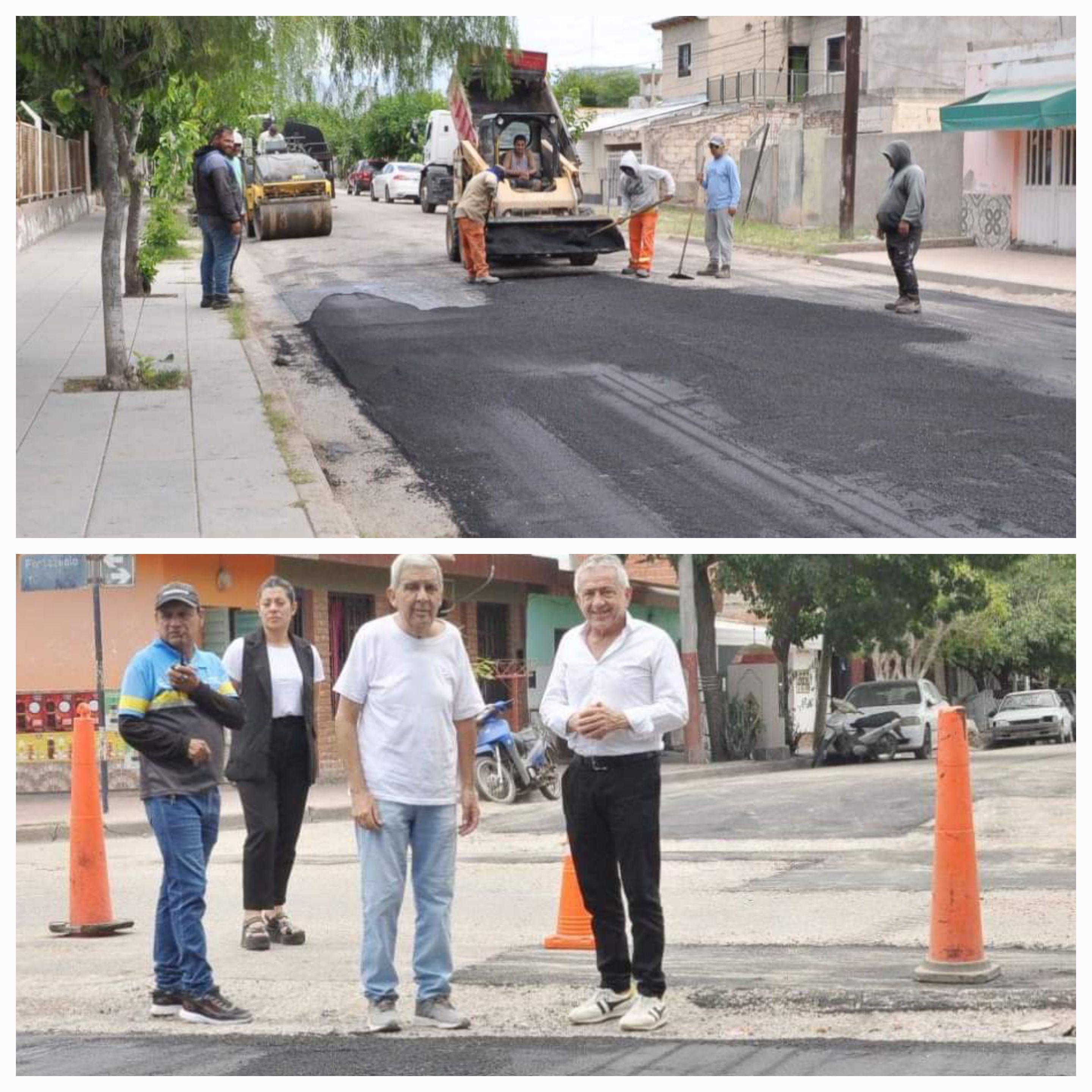 Mejor transitabilidad en la zona Este: Bacheo en calle Olta y Portezuelo.