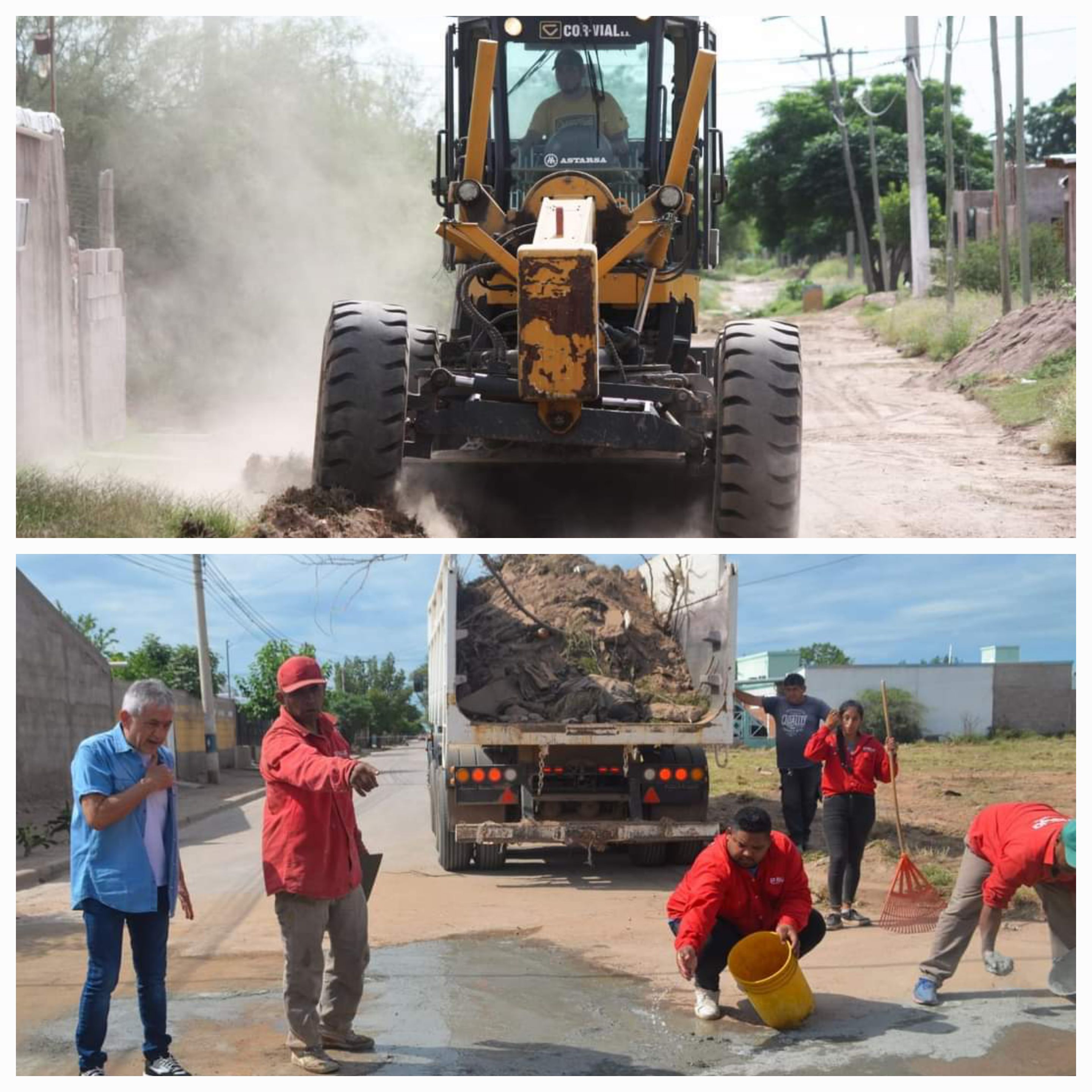Intervención integral del municipio en barrio Argentino.