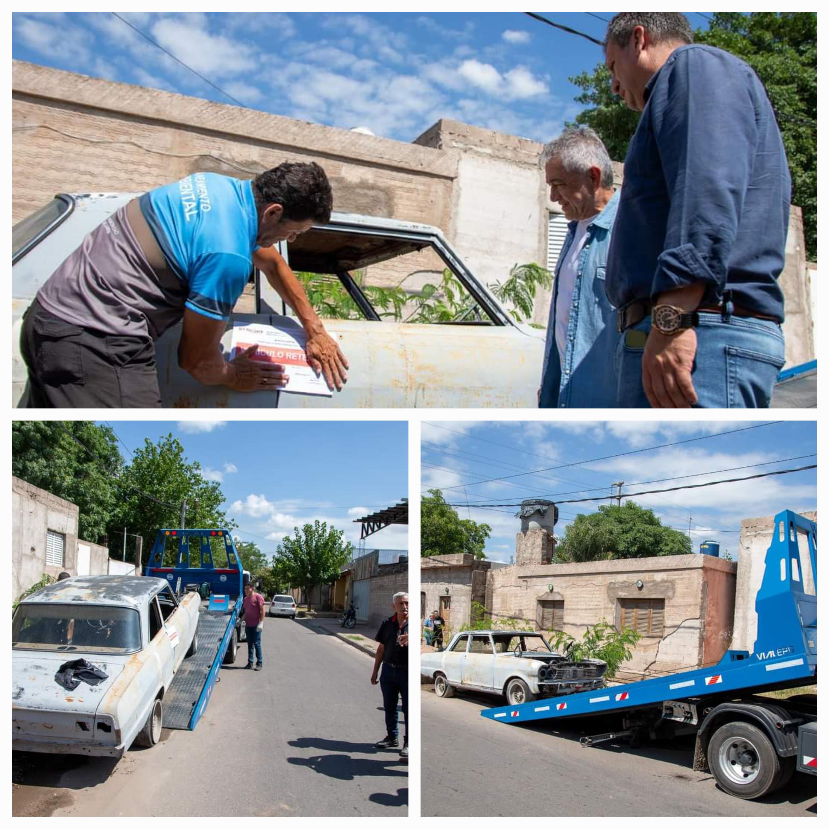 Remoción vehicular por una ciudad limpia y ordenada.