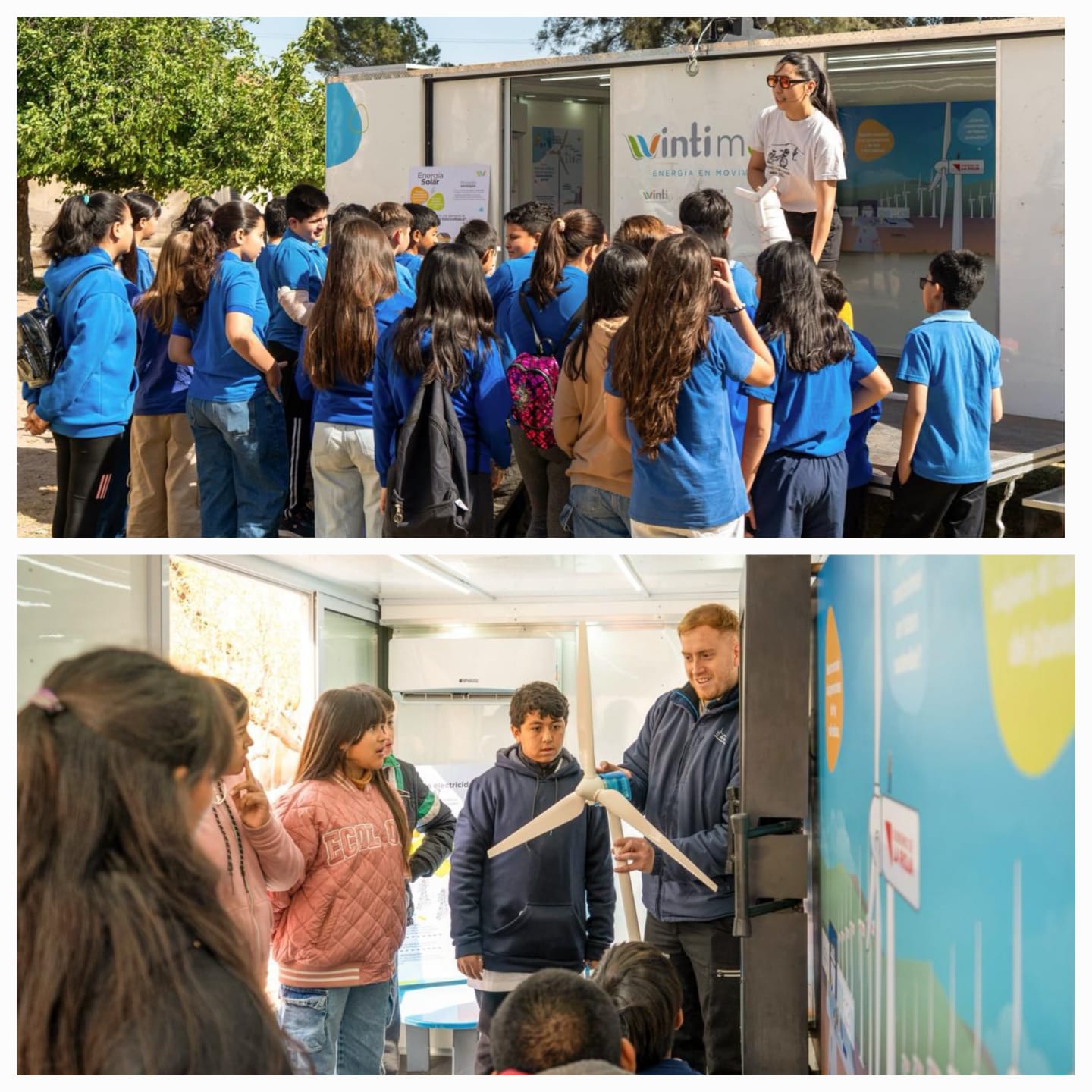 El Wintimóvil finalizó su recorrido por La Rioja con más de mil estudiantes comprometidos con el ambiente