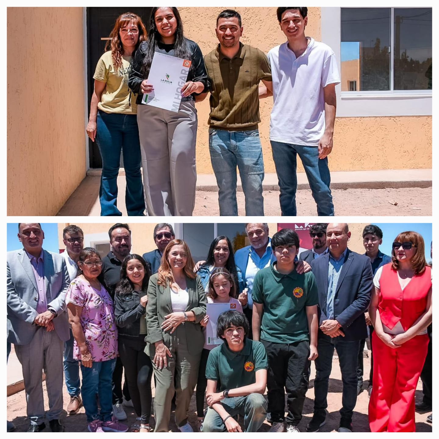 La Provincia reactivó la construcción y entregó nuevas viviendas en Villa Castelli