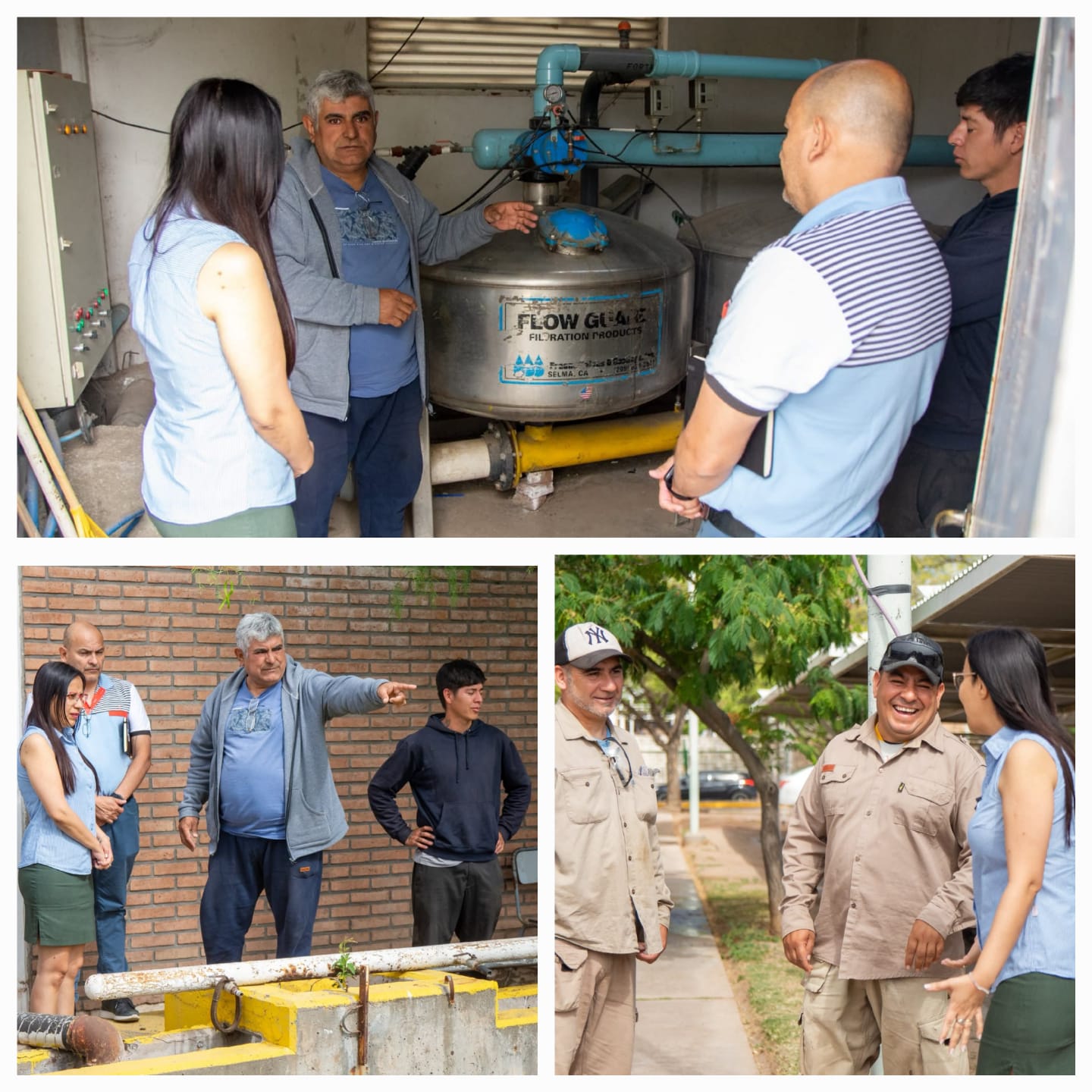 Natalia Albarez Gomez estuvo con trabajadores de la Subsecretaría de Tecnología de la UNLaR