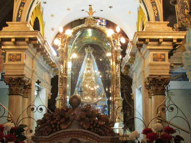 Celebración mariana a la santísima Virgen del Valle.