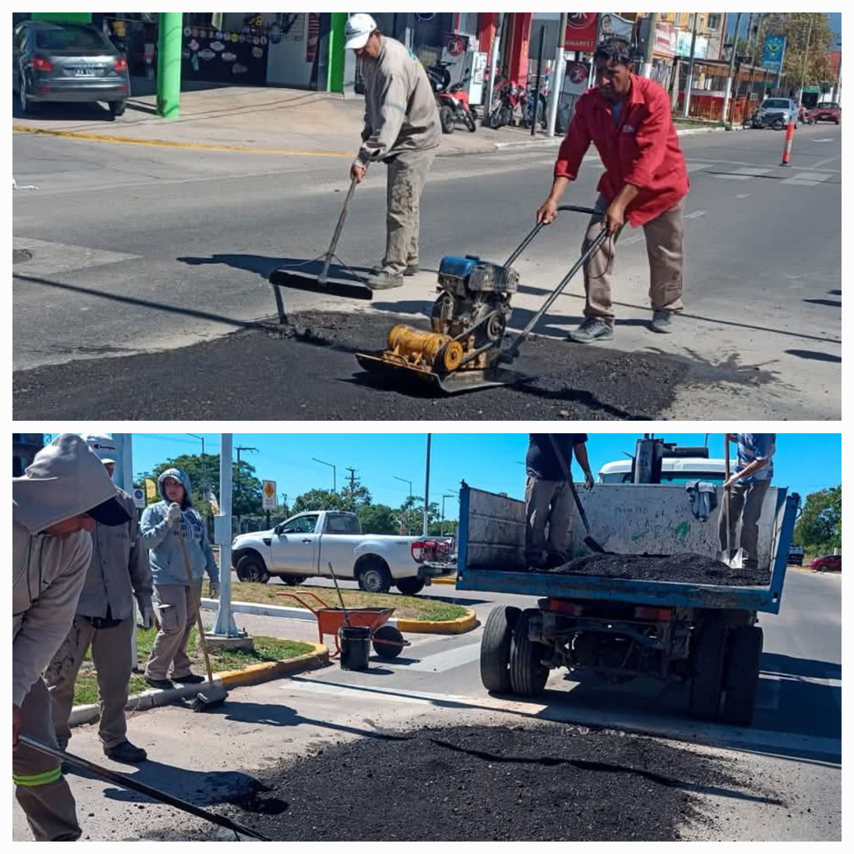 El Municipio de la Capital trabajó en la calle Independencia y otras arterias.