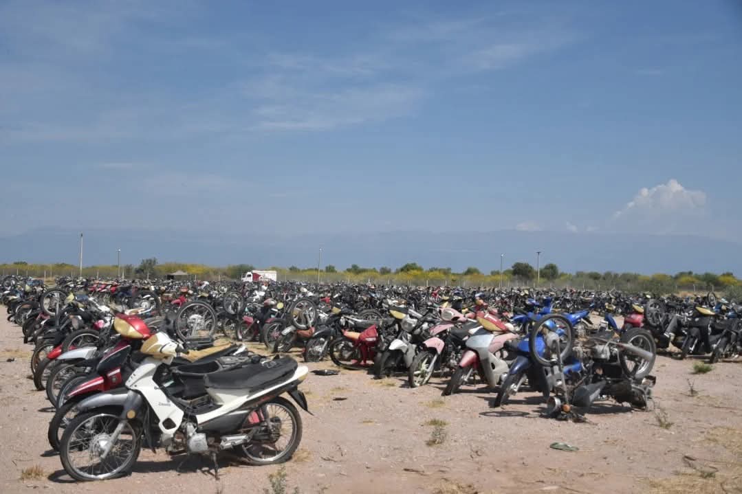 El Gobierno realizara subasta de motovehículos.
