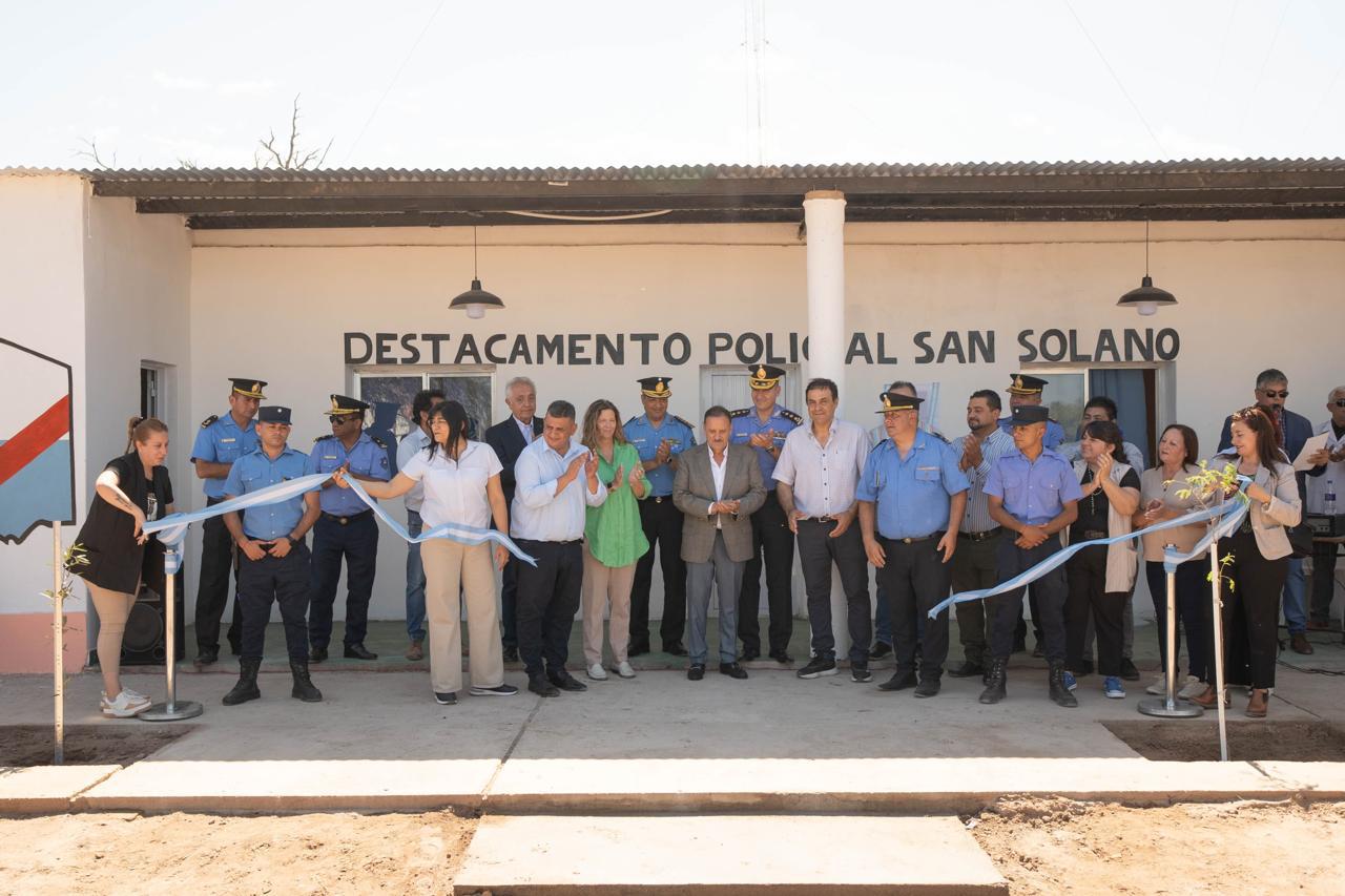 El distrito de San Solano tiene nueva posta policial para mejorar la seguridad de las y los ciudadanos.