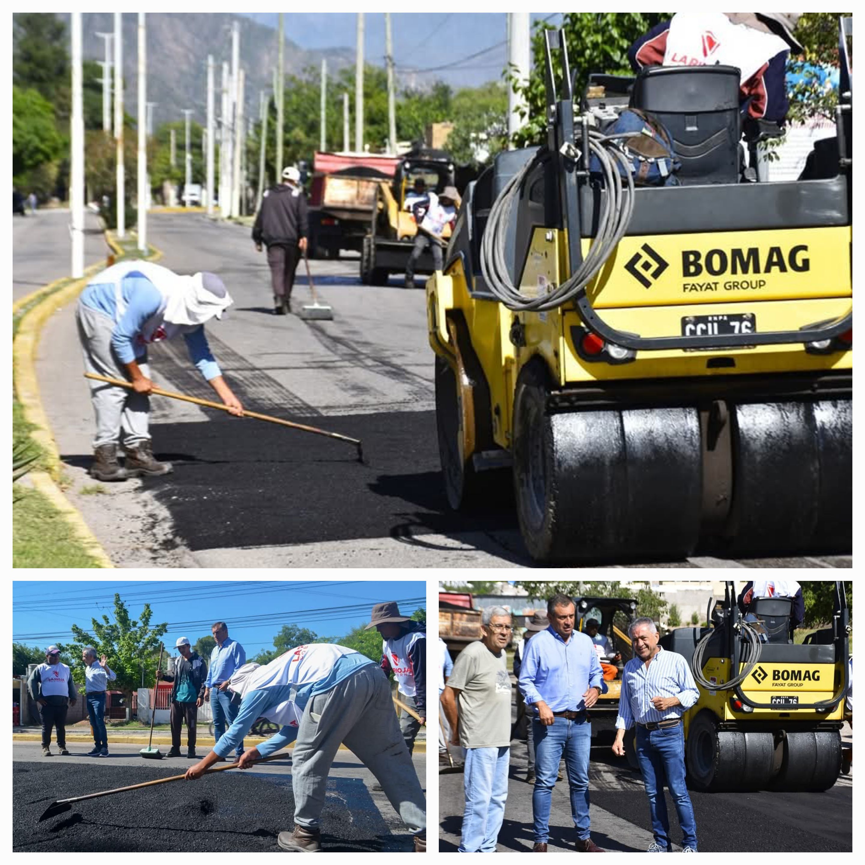 Operativo bacheo sobre Avenida San Francisco desde barrio Panamericano hasta Las Padercitas. 